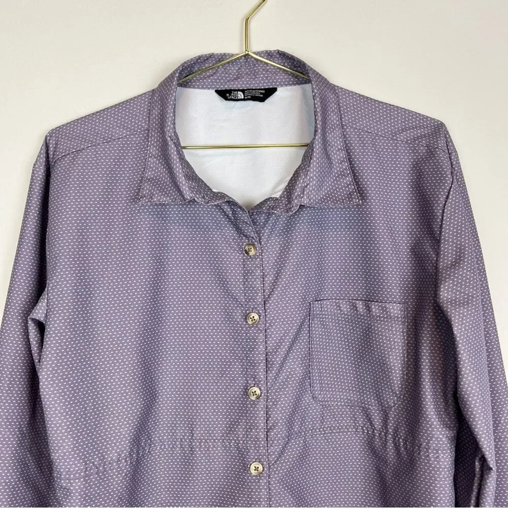 The North Face Women’s Stevie Shirt Button Up Tunic‎ Purple Size Medium - Picture 5 of 13